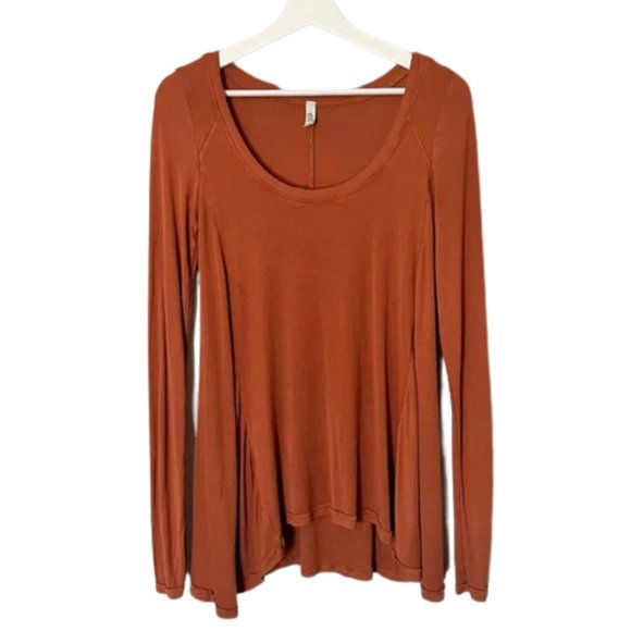 FREE PEOPLE January Tee Top in Sienna NWT - Picture 3 of 10